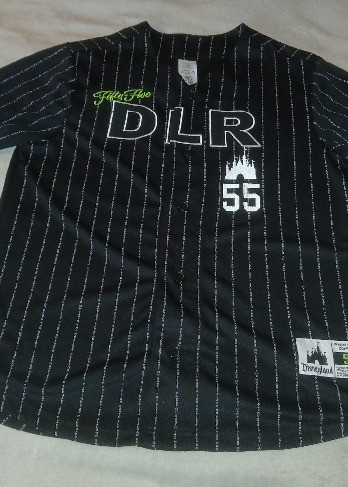 Disney Black Pinstripe Men's Shirt